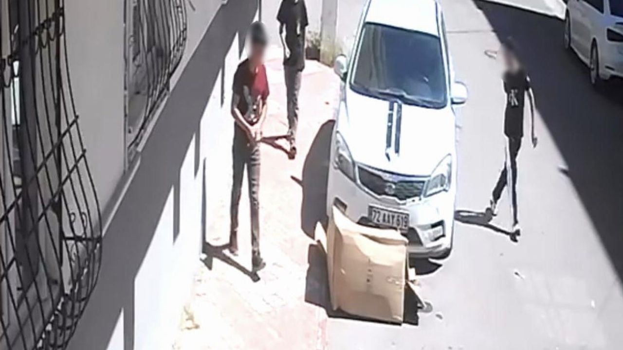 Batman'da park halindeki otomobil, yakılan kartondan çıkan alevlerle tutuştu; vatandaşlar müdahale etti