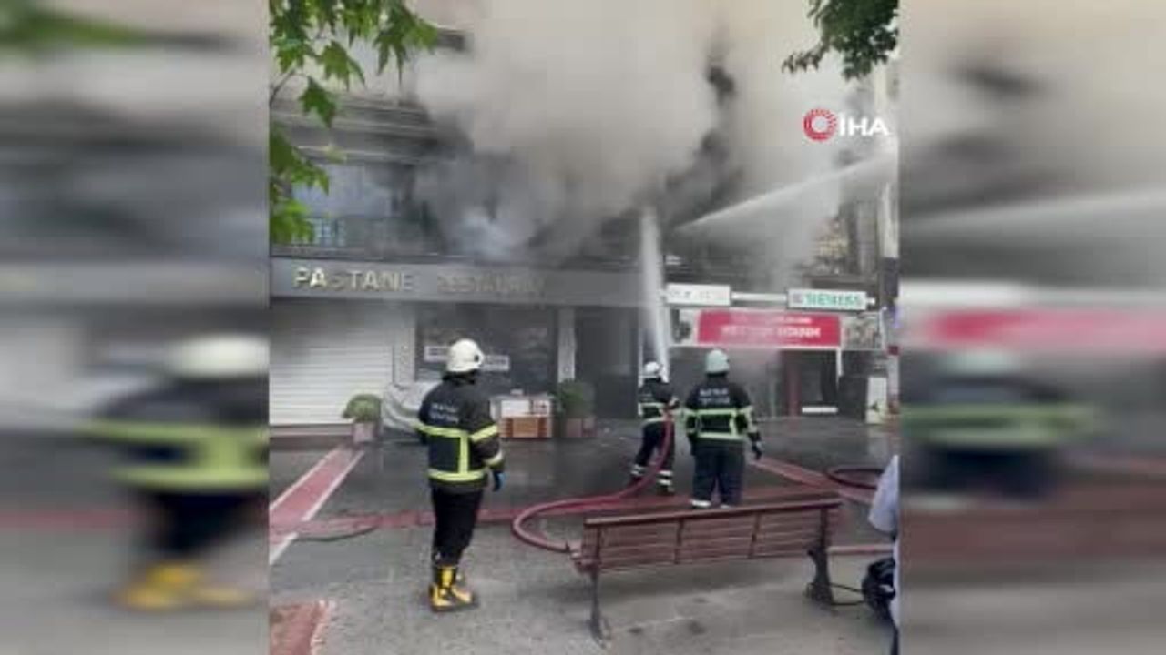 Batman’da pastanede çıkan yangın itfaiye tarafından söndürüldü