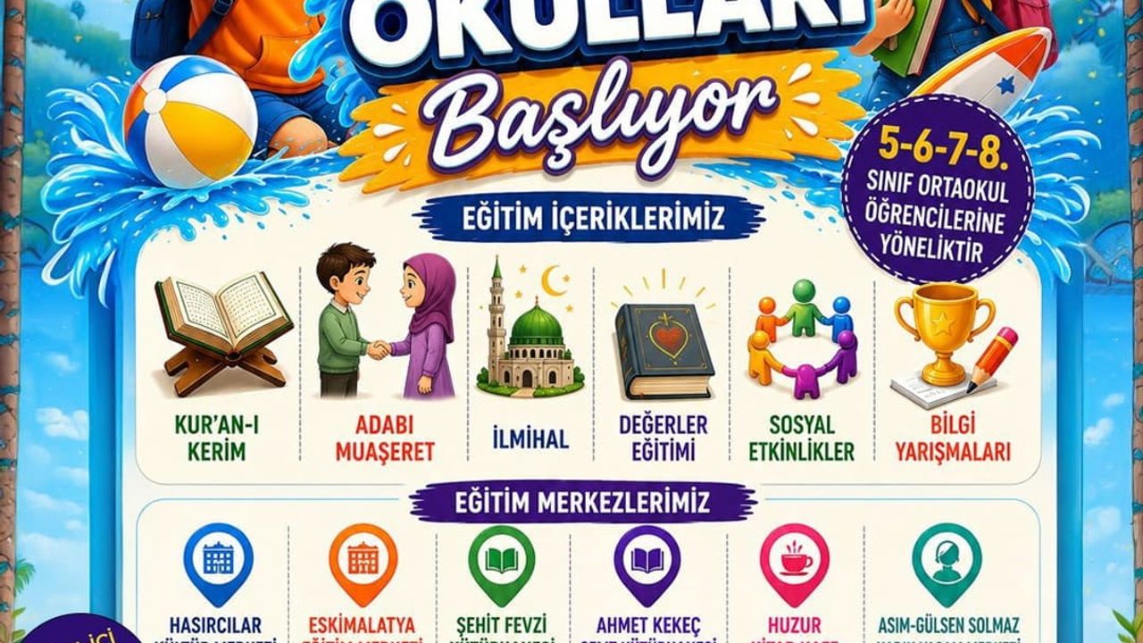Battalgazi belediyesi yaz okulu kayıtları başladı