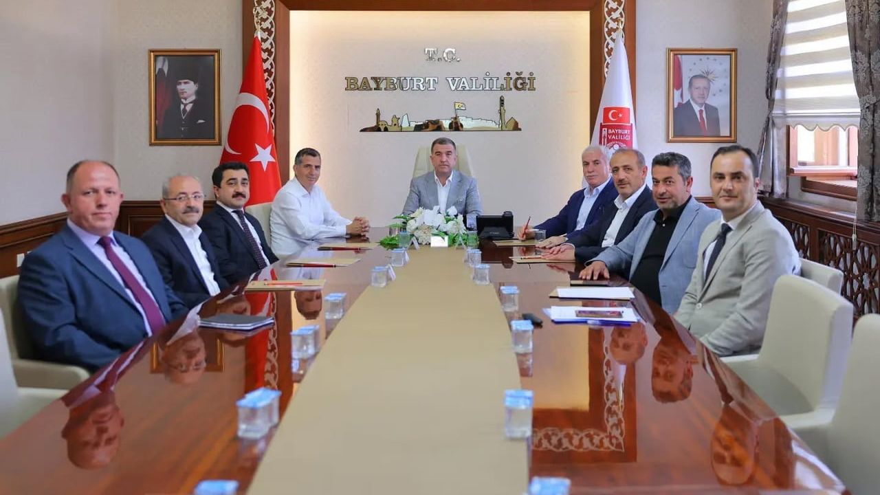 Bayburt OSB yatırımları toplantıda ele alındı