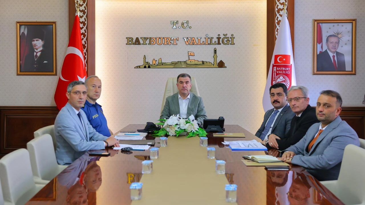 Bayburt’ta 13 Haziran LGS öncesi güvenlik tedbirleri toplantısı