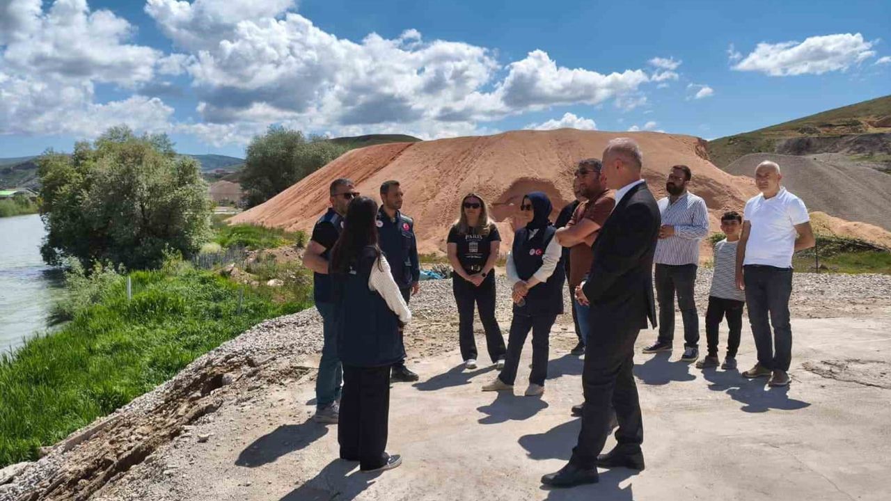 Bayburt’ta hazır beton tesislerinde çevre denetimi