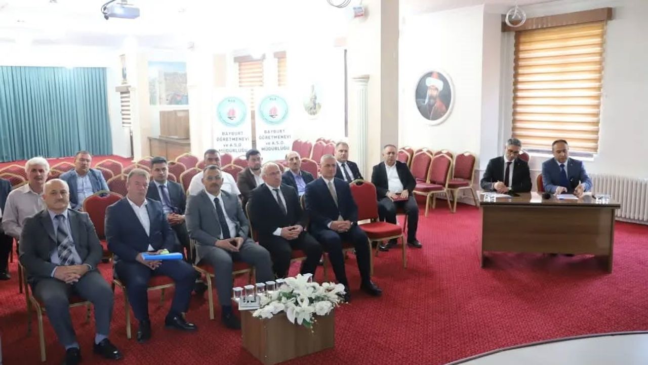 Bayburt'ta sınav güvenliği ve koordinasyonu değerlendirildi