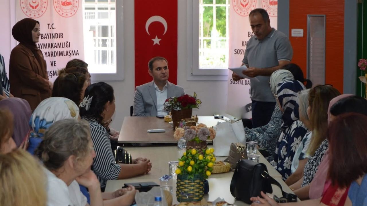Bayındır’da üreten kadınlara anlamlı tören