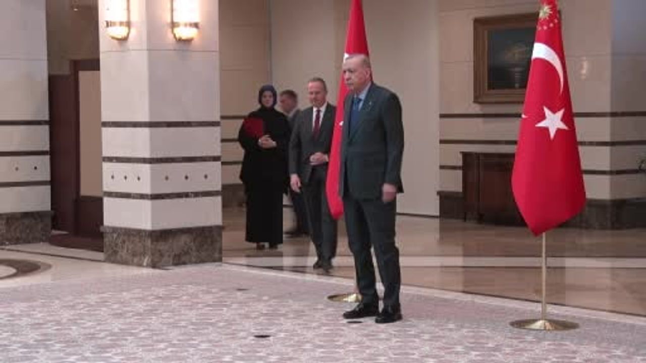 Beş ülkenin büyükelçileri Cumhurbaşkanı Recep Tayyip Erdoğan’a güven mektubu sundu