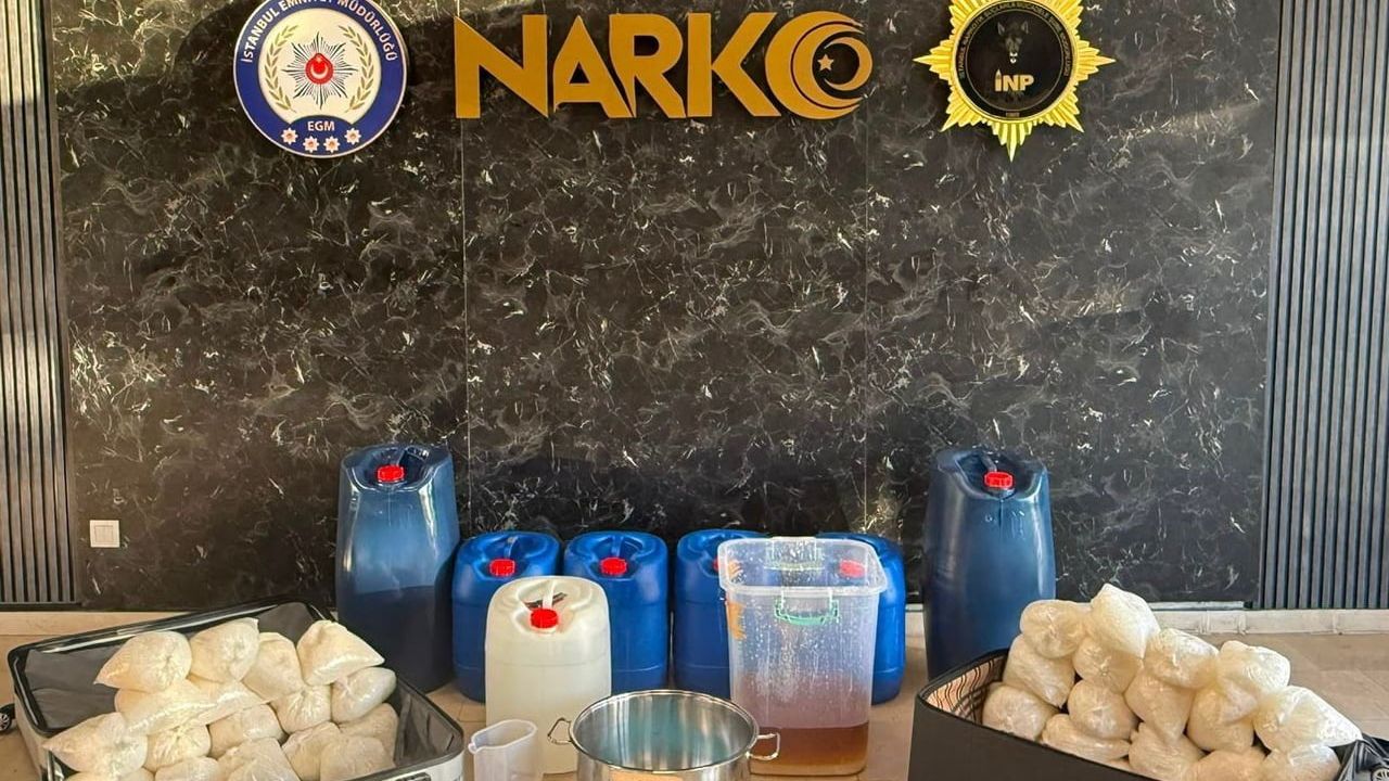 Beylikdüzü'nde operasyon: 248 kilogram metamfetamin ele geçirildi, 2 gözaltı