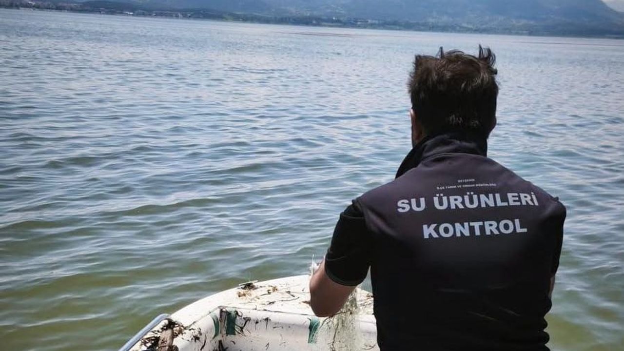 Beyşehir Gölü'nde kaçak avcılığa karşı denetimler yoğunlaştı