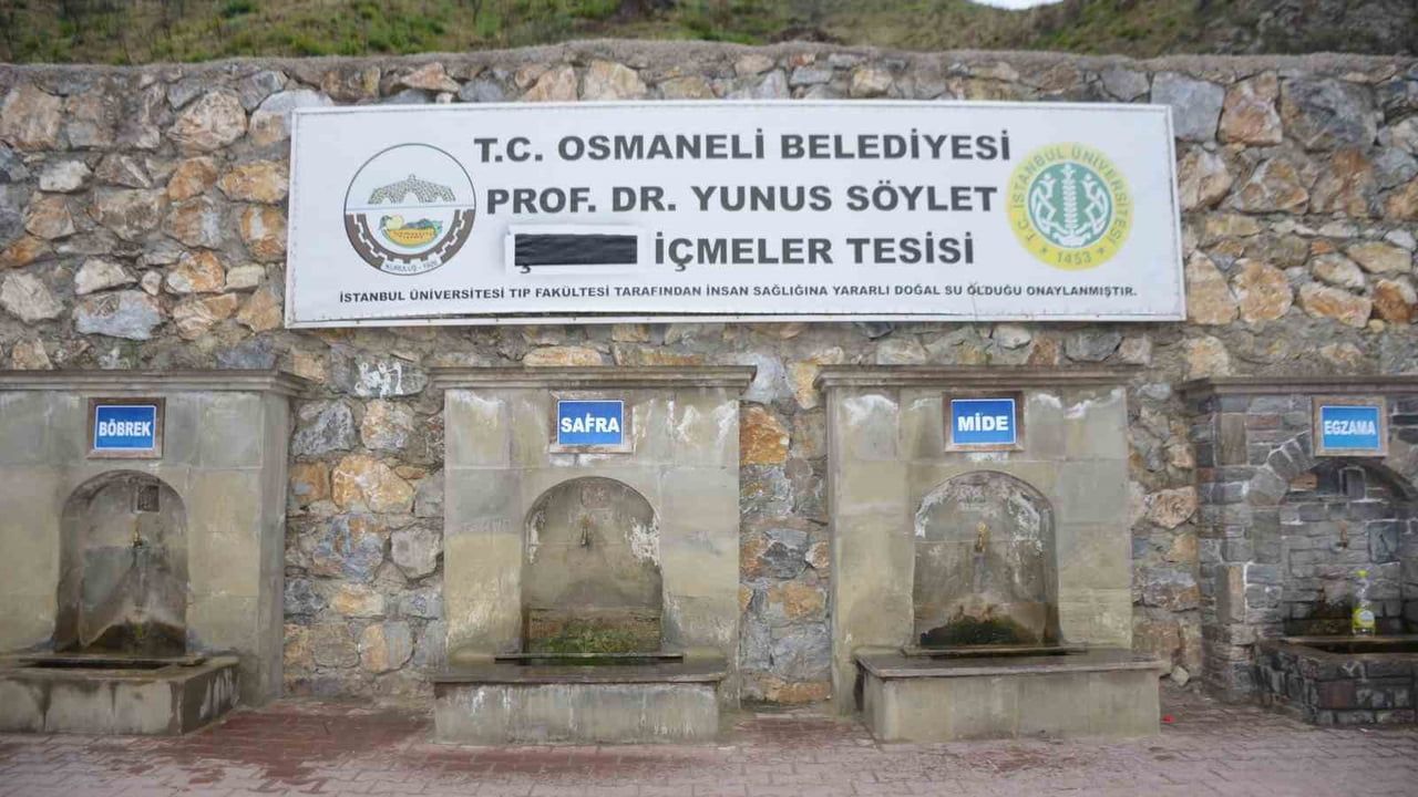 Bilecik Osmaneli'deki 1.400 yıllık İçmeler: Prof. Dr. Yunus Söylet Tesisleri'ndeki 4 çeşme