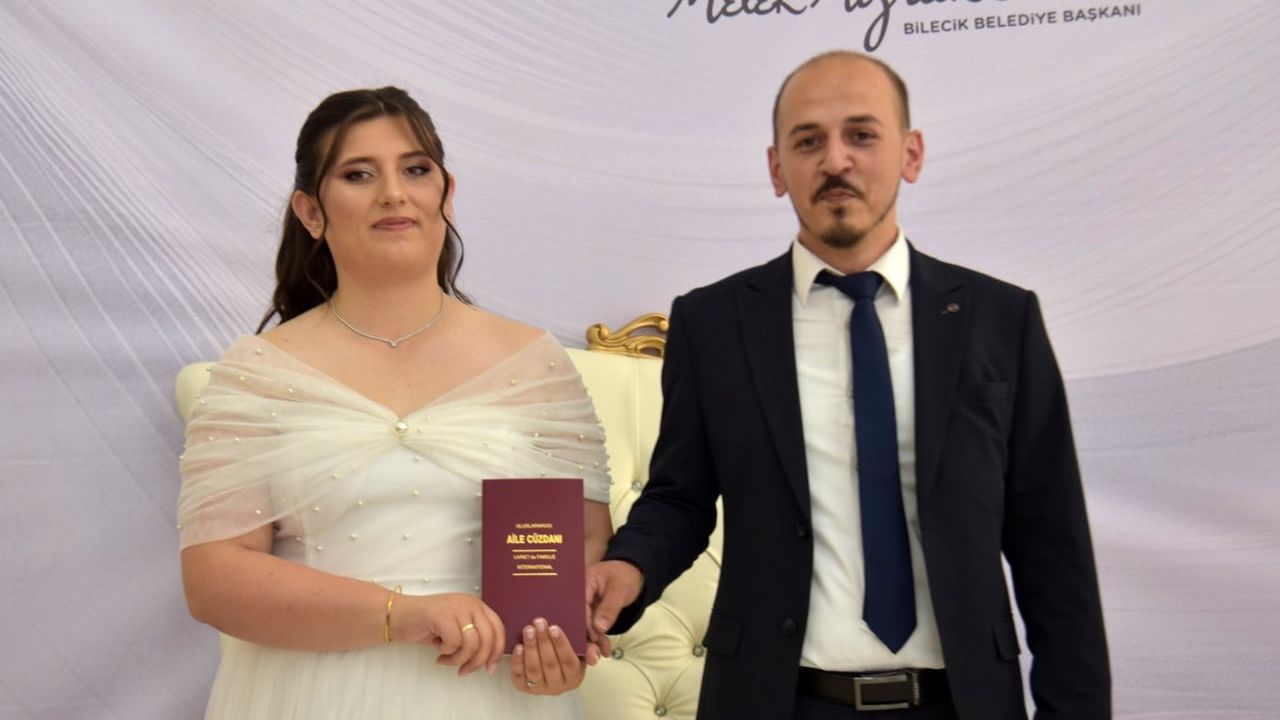 Bilecik'te 23 çift 26 haziran 2026'de evlendi
