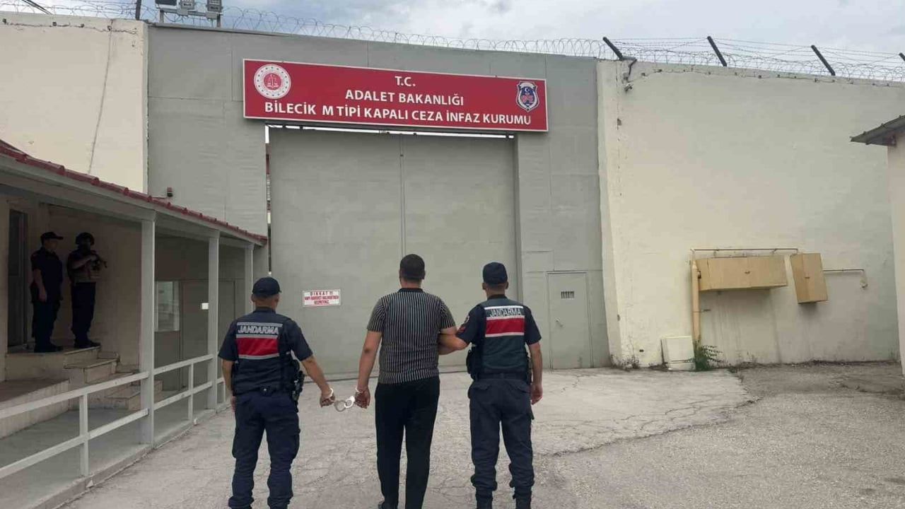 Bilecik'te 4 yıl 6 ay hapis cezası bulunan şahıs yakalandı
