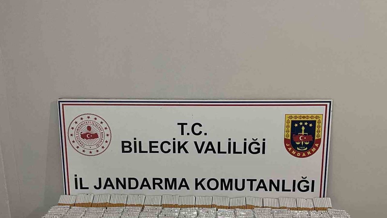 Bilecik’te 9 bin 320 doldurulmuş makaron ele geçirildi