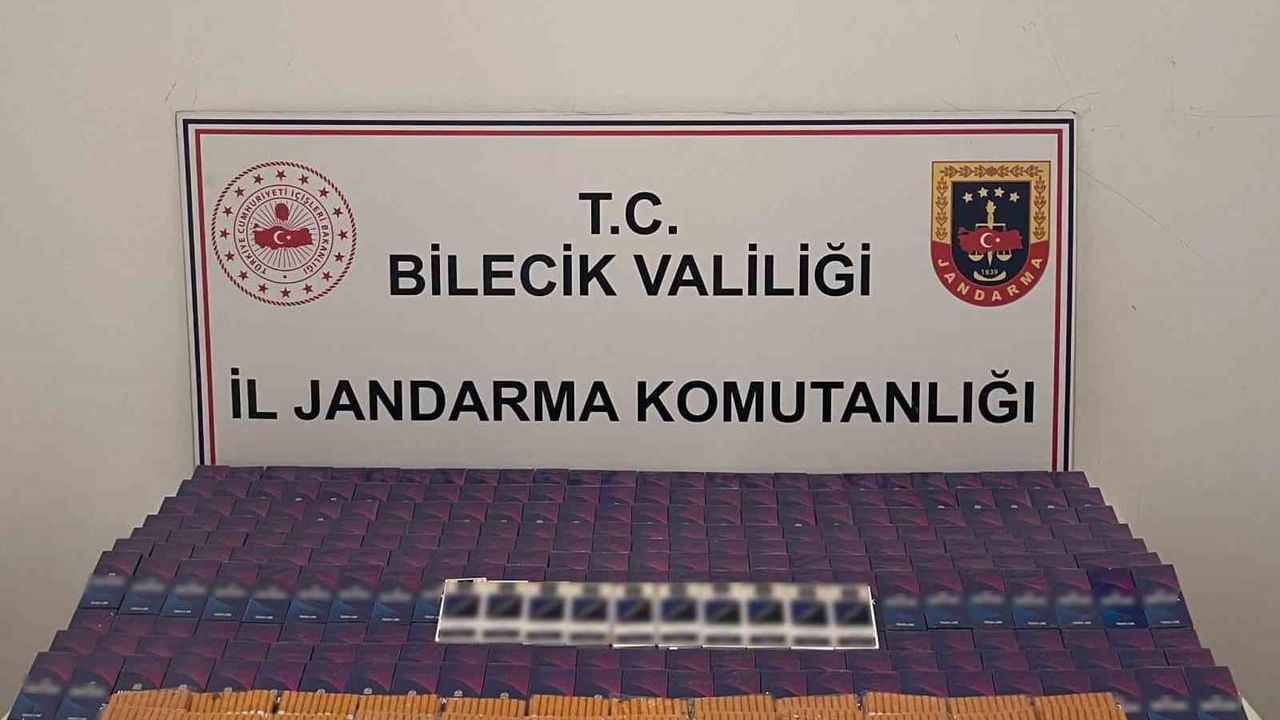 Bilecik'te 9 bin 900 adet doldurulmuş makaron ele geçirildi