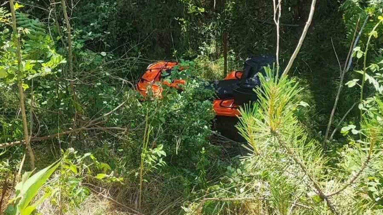 Bilecik'te ATV dere yatağına uçtu: 3 yaralı