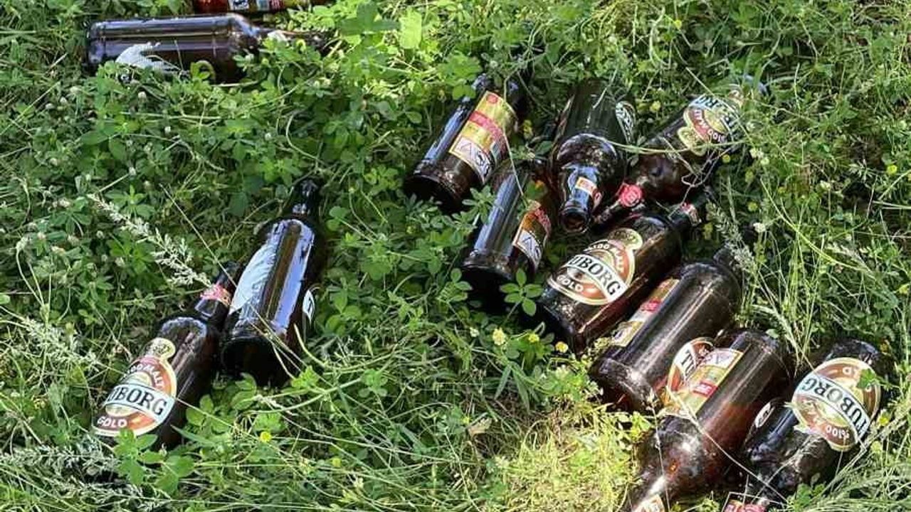 Bilecik'te Dereköy Barajı çevresi piknik atıklarıyla kirlendi