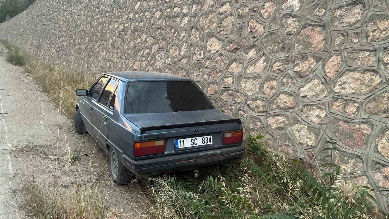 Bilecik'te kontrolden çıkan otomobil şarampole uçtu — 1 yaralı