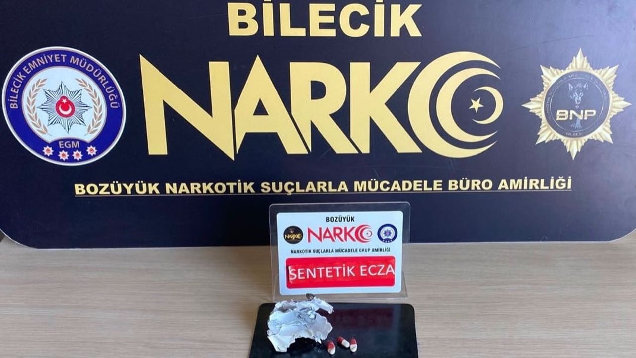 Bilecik’te 'Lyrica' ele geçirildi; şüpheli hakkında yasal işlem yapıldı