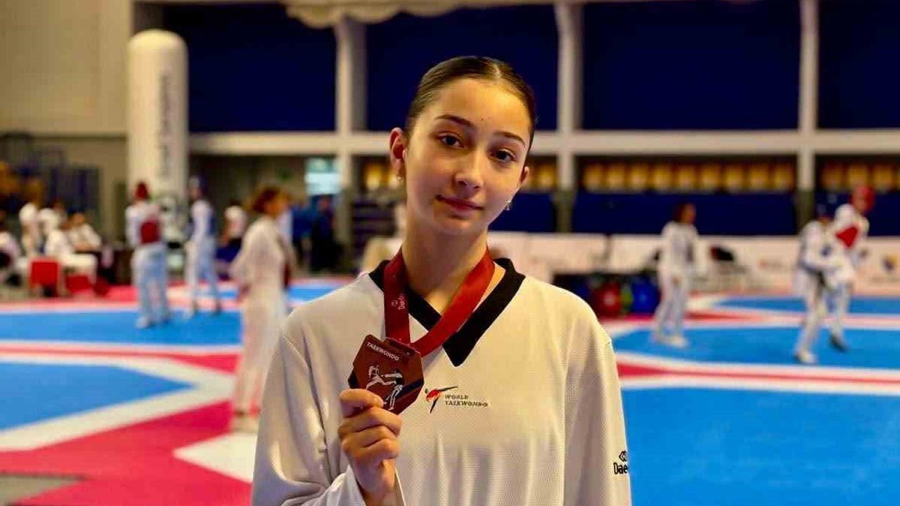 Bilecikli sporcu Neslişah Ençok Avrupa üçüncüsü oldu