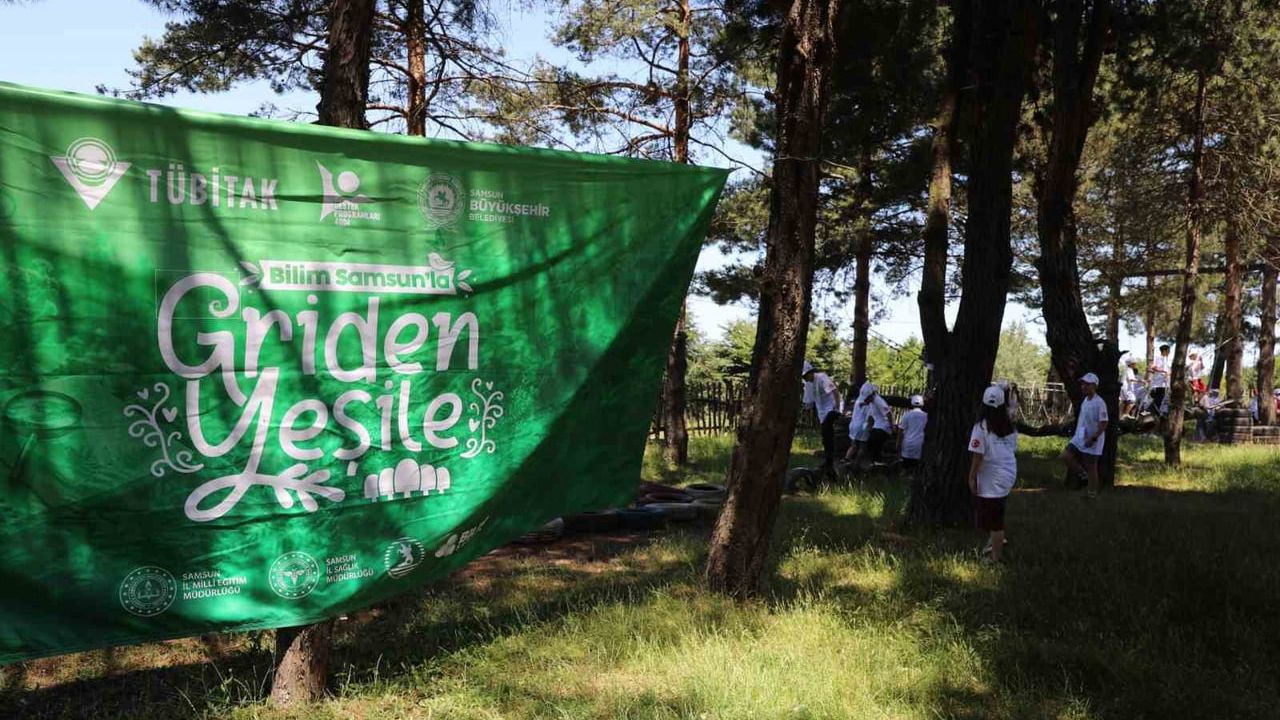 Bilim Samsun’la griden yeşile projesi başladı