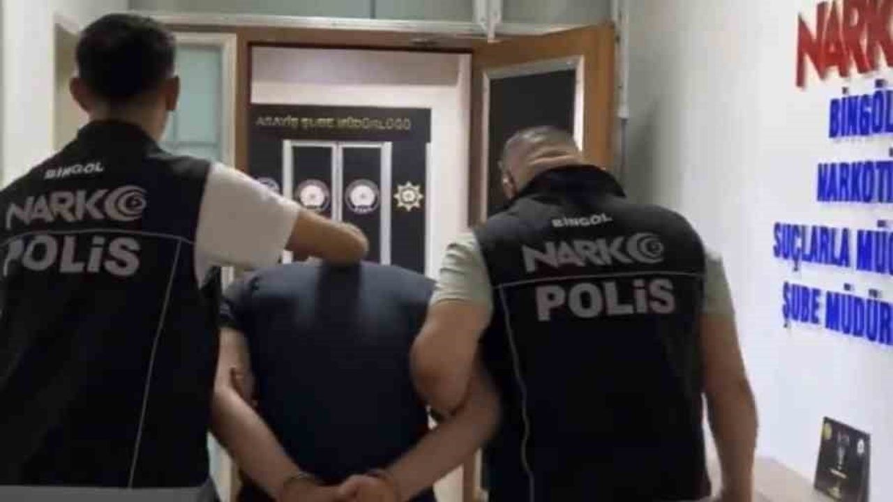 Bingöl'de uyuşturucu ticareti yapan şüpheli tutuklandı