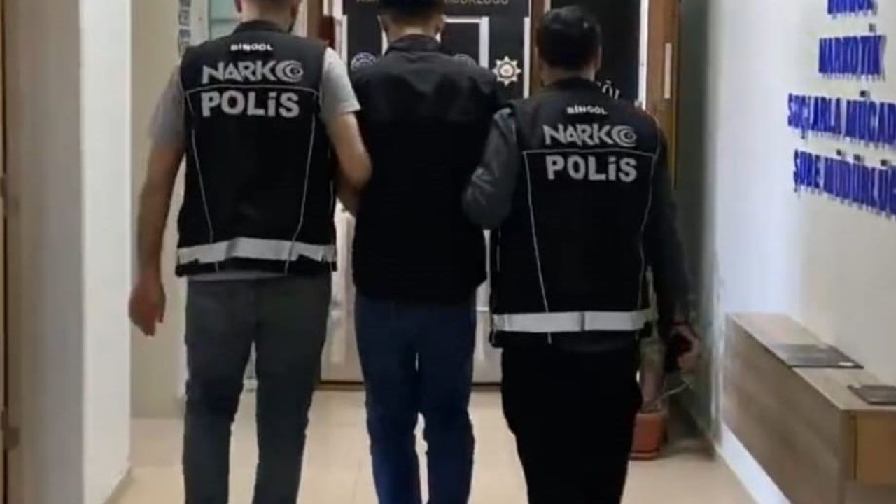 Bingöl'de uyuşturucuyla mücadelede 2 şüpheli tutuklandı