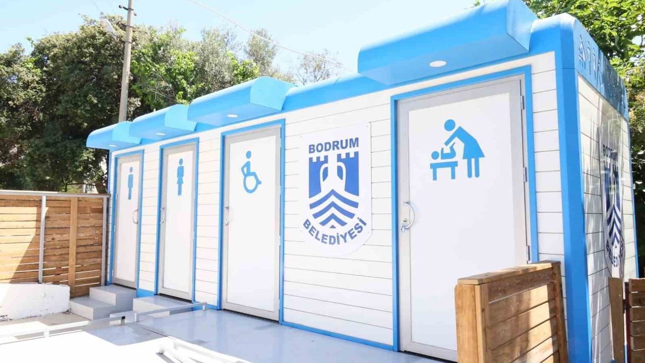 Bodrum’da modern, erişilebilir umumi tuvaletler hizmete girdi