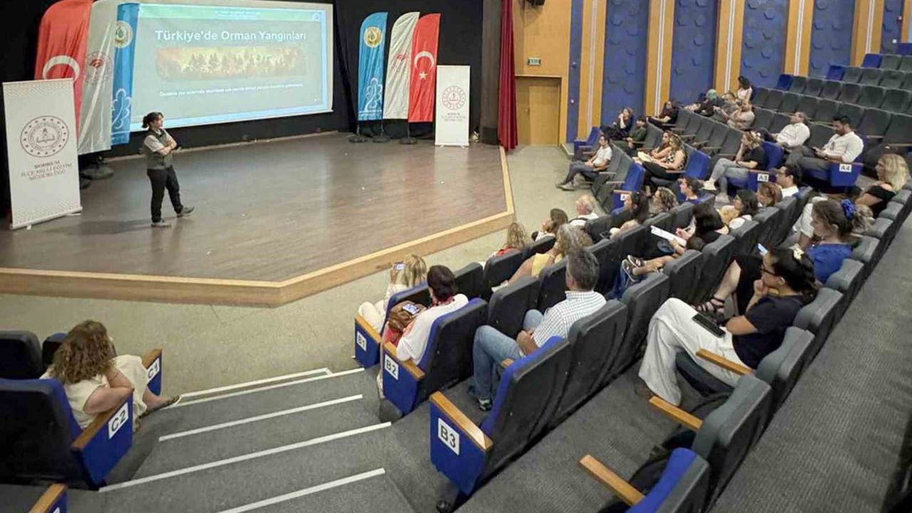 Bodrum’da öğretmenlere orman yangınları farkındalık eğitimi verildi