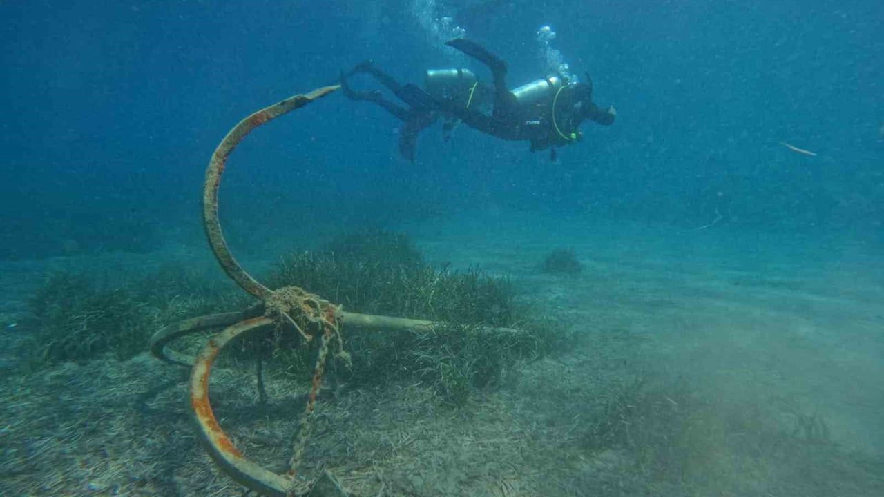 Bodrum'un su altı ekosistemi sonar ile haritalanıyor