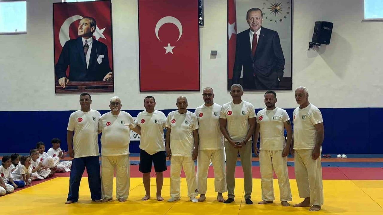 Bodrum ve Aydın judocuları ortak antrenman ve ikili turnuvada karşılaştı