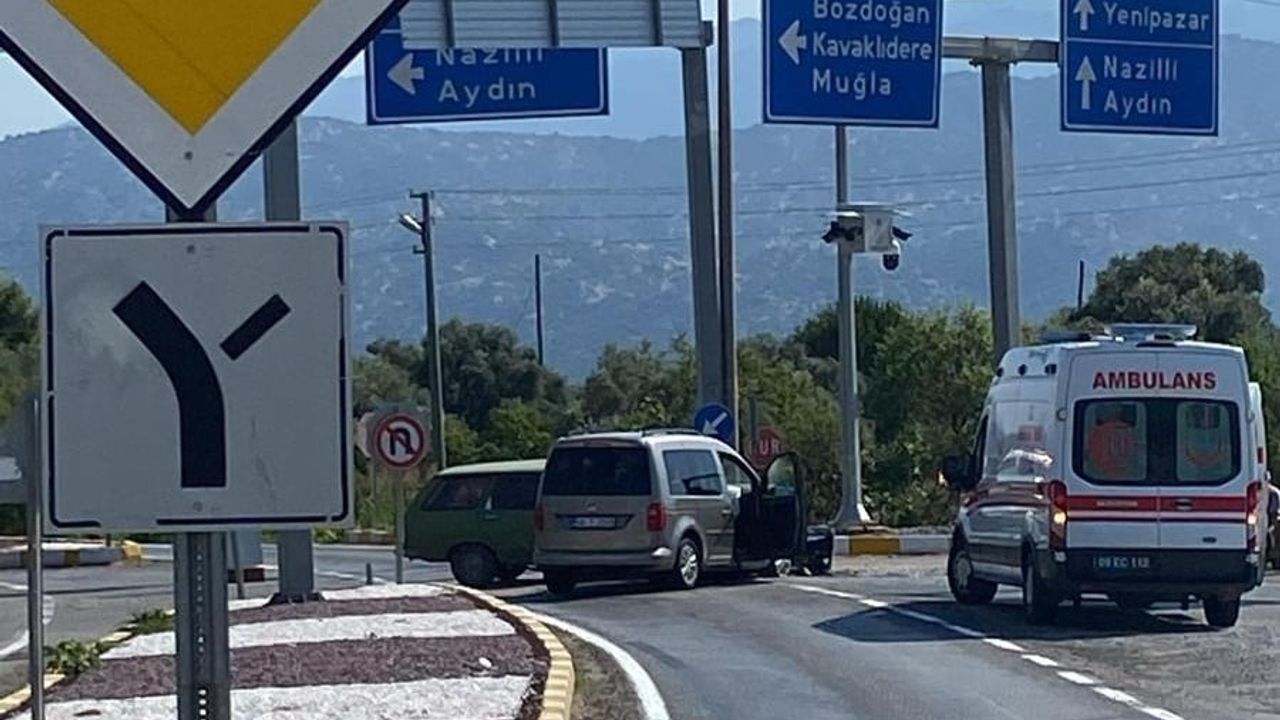 Bozdoğan'da trafik kazası: 1 yaralı