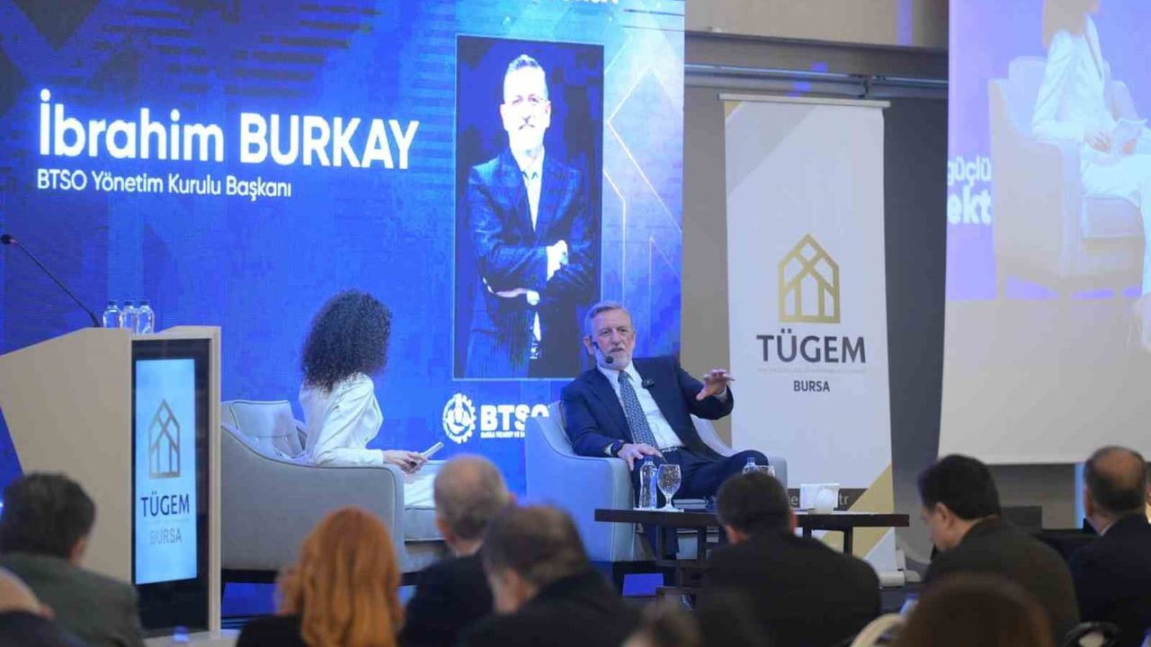 BTSO Başkanı Burkay, TÜGEM Bursa ile Gayrimenkulde Mekânsal Planlama ve 2030 Vizyonunu Paylaştı