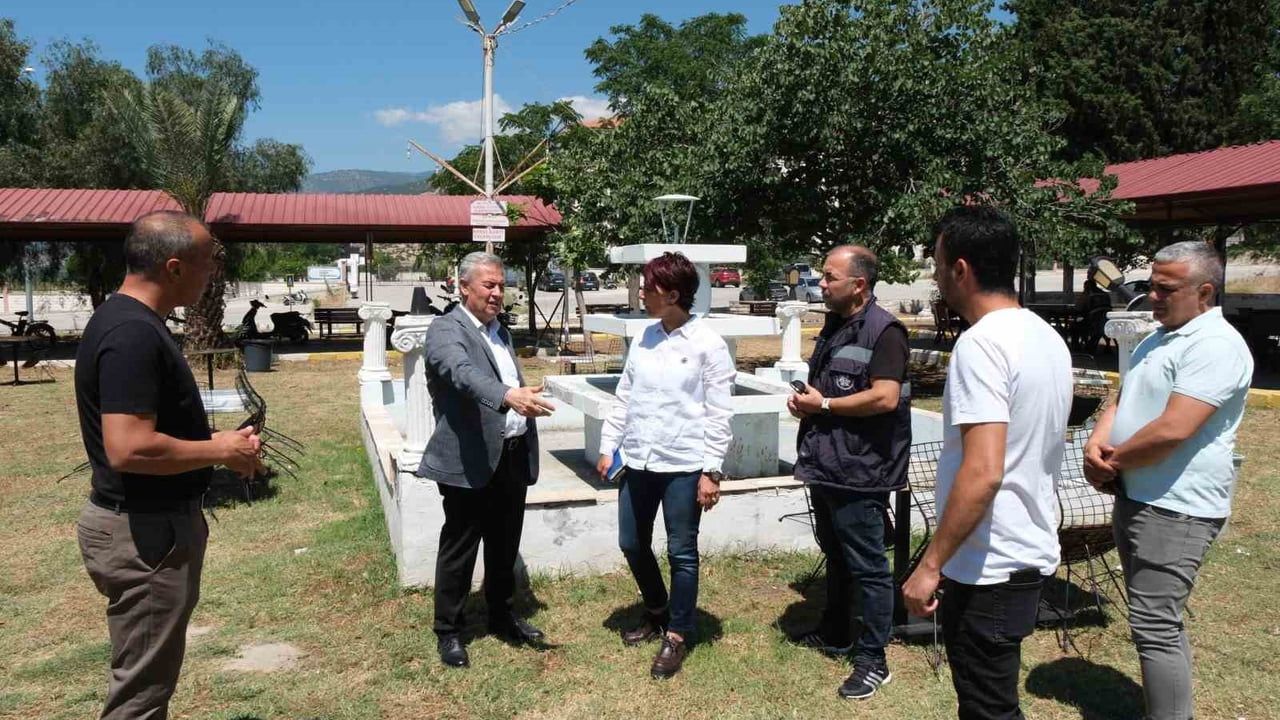 Buharkent’te gençlik parkı yenileniyor