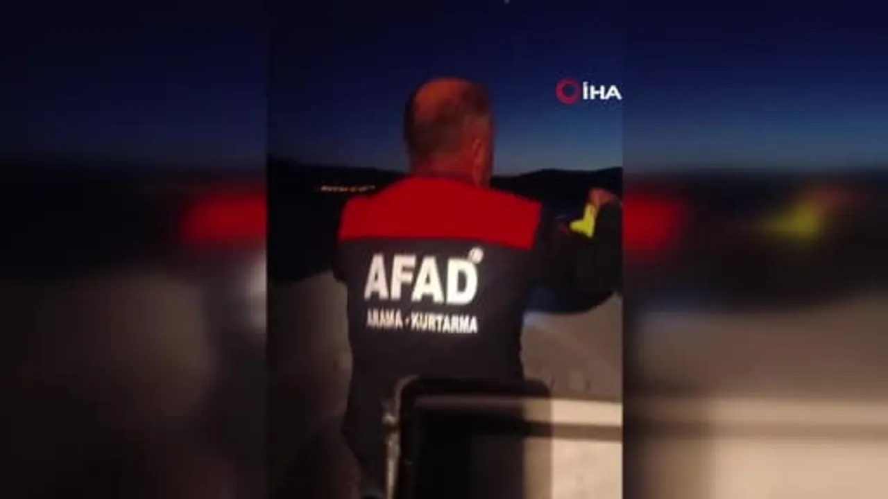 Burdur Gölü'nde kano ile açılan iki kişi için arama başlatıldı