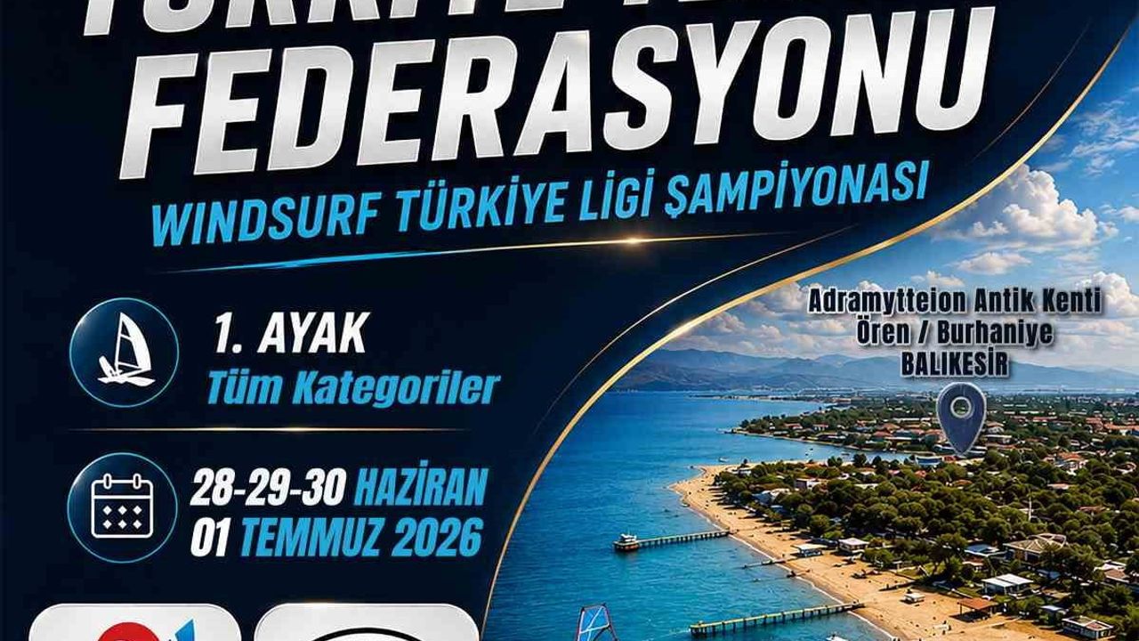 Burhaniye rüzgar sörfüne hazırlanıyor