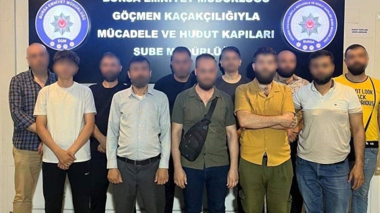 Bursa’da düzensiz göç denetiminde 3 bin 25 kişi sorgulandı