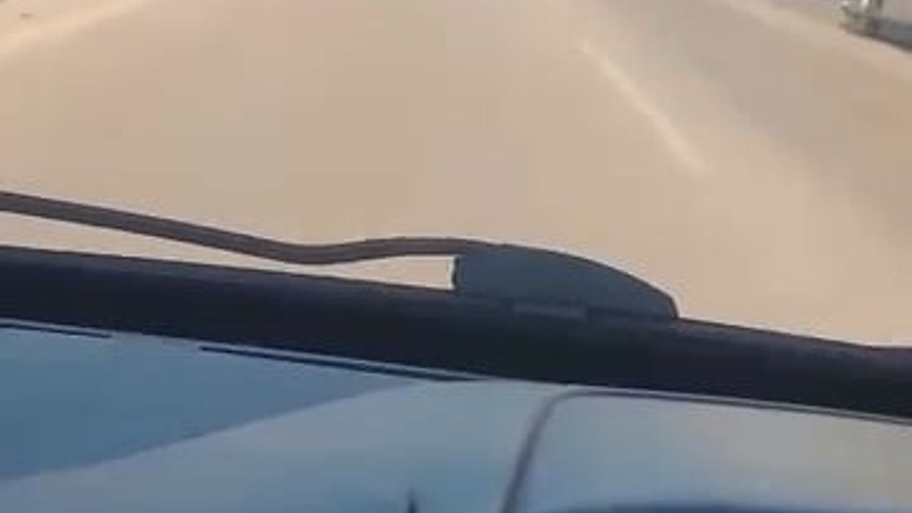 Bursa otobanında duraksama zincirleme kaza riskine yol açtı