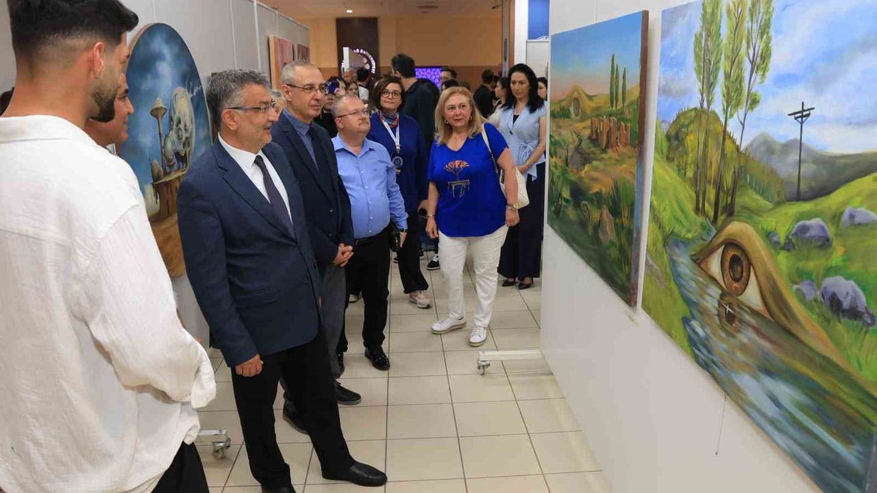 BUÜ Resim Bölümü Mezuniyet Sergisi 2026 Prof. Dr. M. Mete Cengiz Kültür Merkezi’nde açıldı