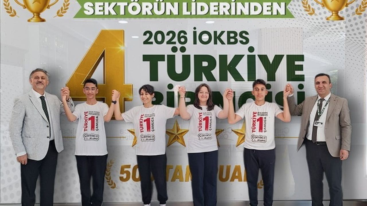 Çamlıca Koleji'nden 2026 İOKBS'de 4 Türkiye birinciliği