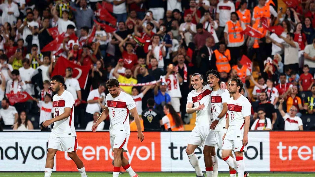 Can Uzun A Milli Takım'da ilk golünü Kuzey Makedonya karşısında attı