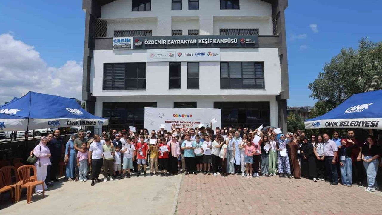 Canik keşif kampüsünde proje şenliği