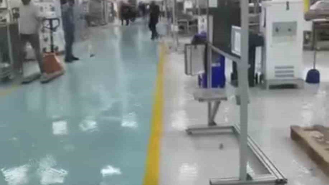 Çankırı Şabanözü'de Kuvvetli Sağanak: Ernamaş Fabrikasını Su Bastı