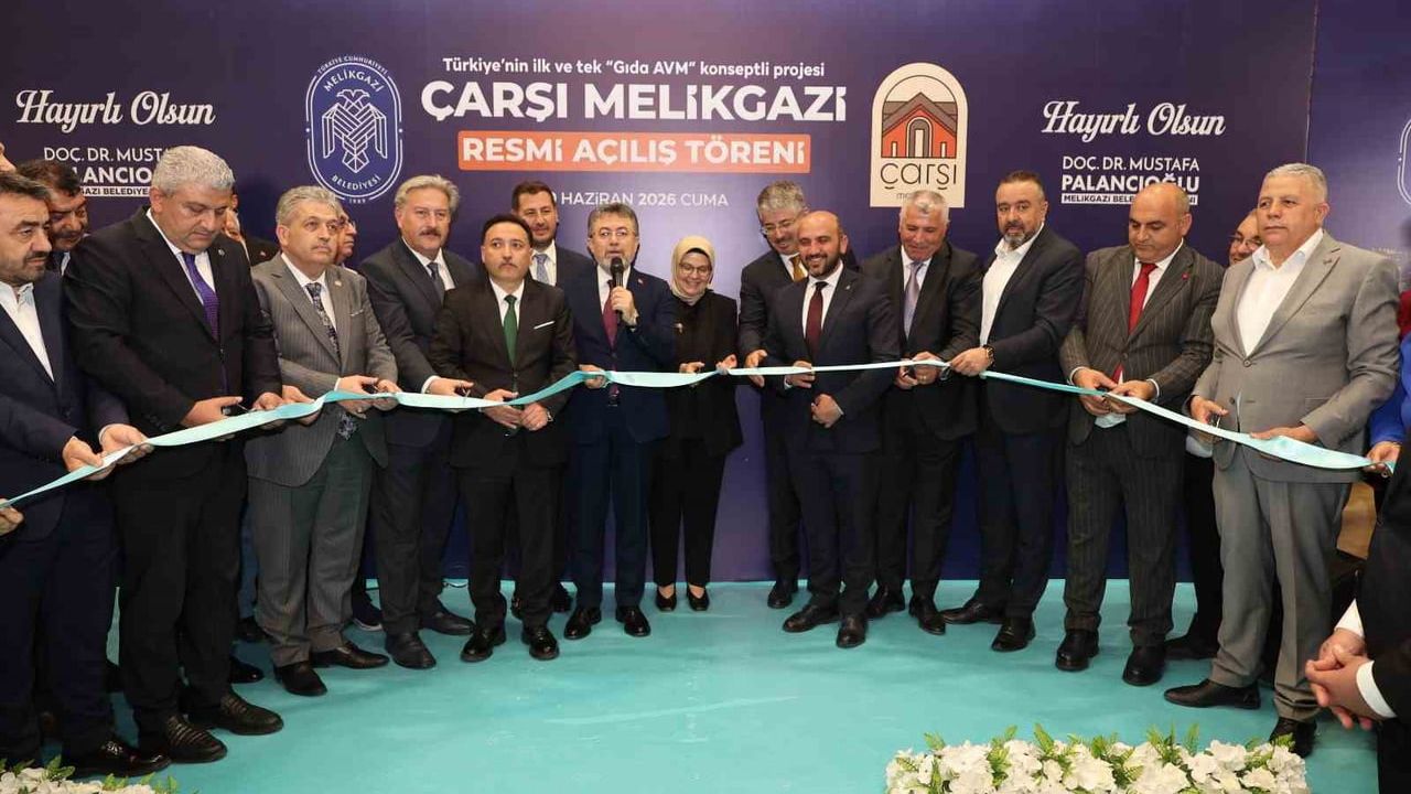 Çarşı Melikgazi, bakan Yumaklı’nın katılımıyla resmen açıldı