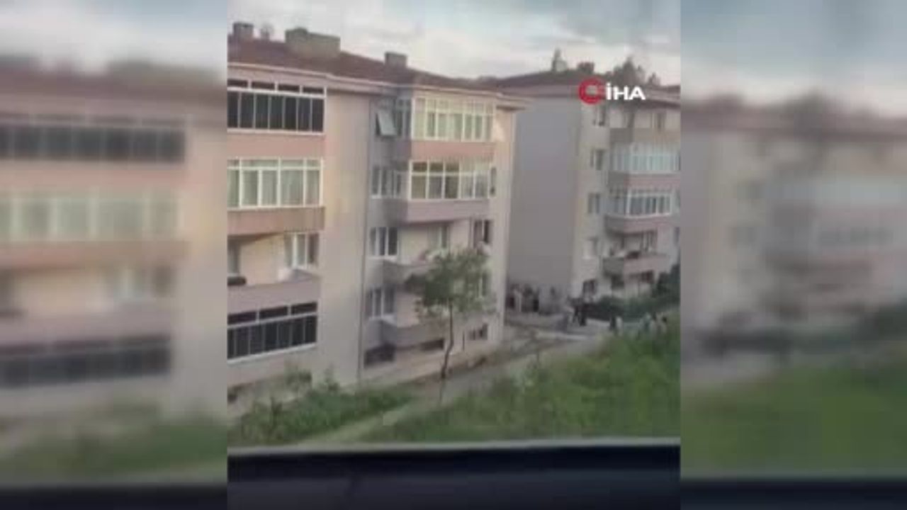 Çatalca’da balkondaki intihar girişimi, sokaktan geçen kişinin müdahalesiyle son anda önlendi