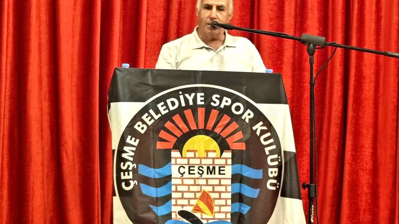 Çeşme Belediyespor'da Mehmet Sarısaç yeniden başkan seçildi