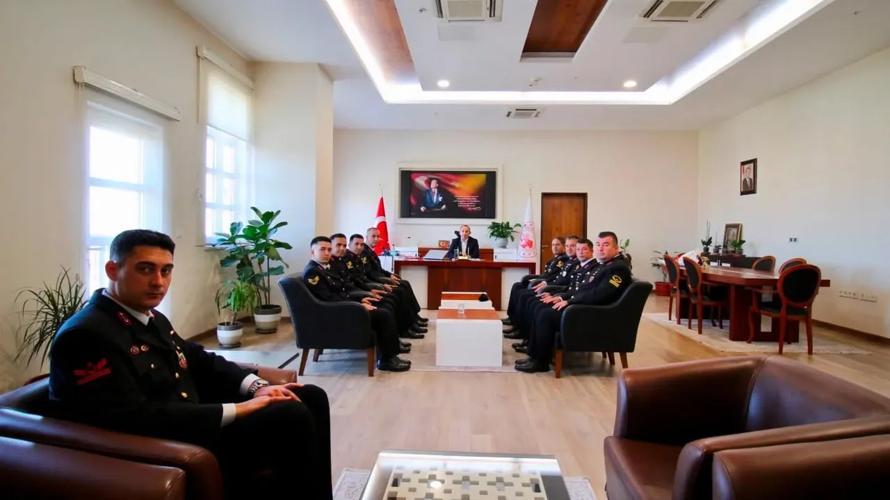 Çine Kaymakamı Ali Erdoğan, Jandarma'nın 187. Kuruluş Yıldönümünde Personeli Ağırladı
