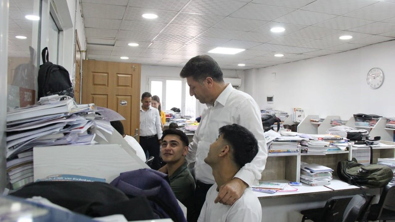 Cizre'de YKS adaylarına moral desteği
