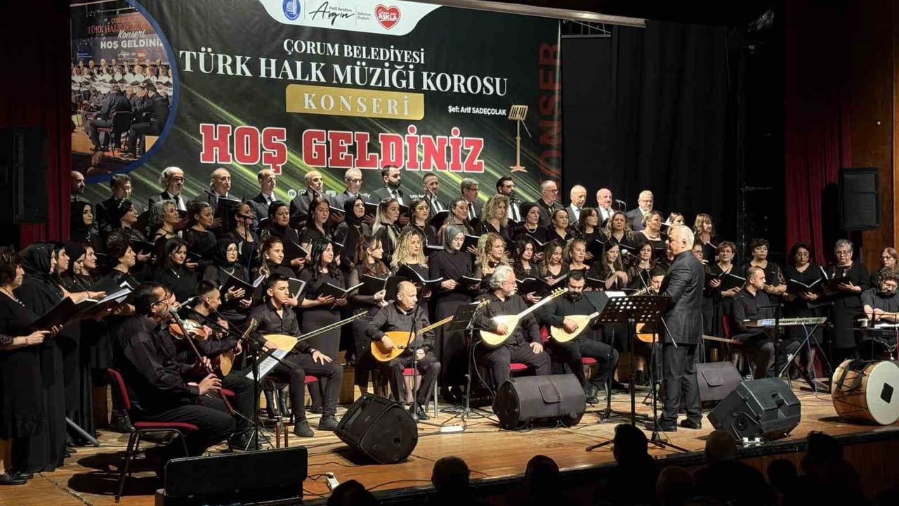 Çorum Belediyesi THM korosu’ndan yaza merhaba konseri