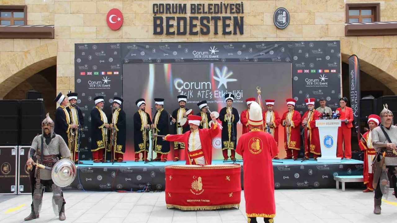 Çorum'da 'Açık Ateş Etkinlikleri' başladı: Hitit kökenli gastronomi üç gün tanıtılacak