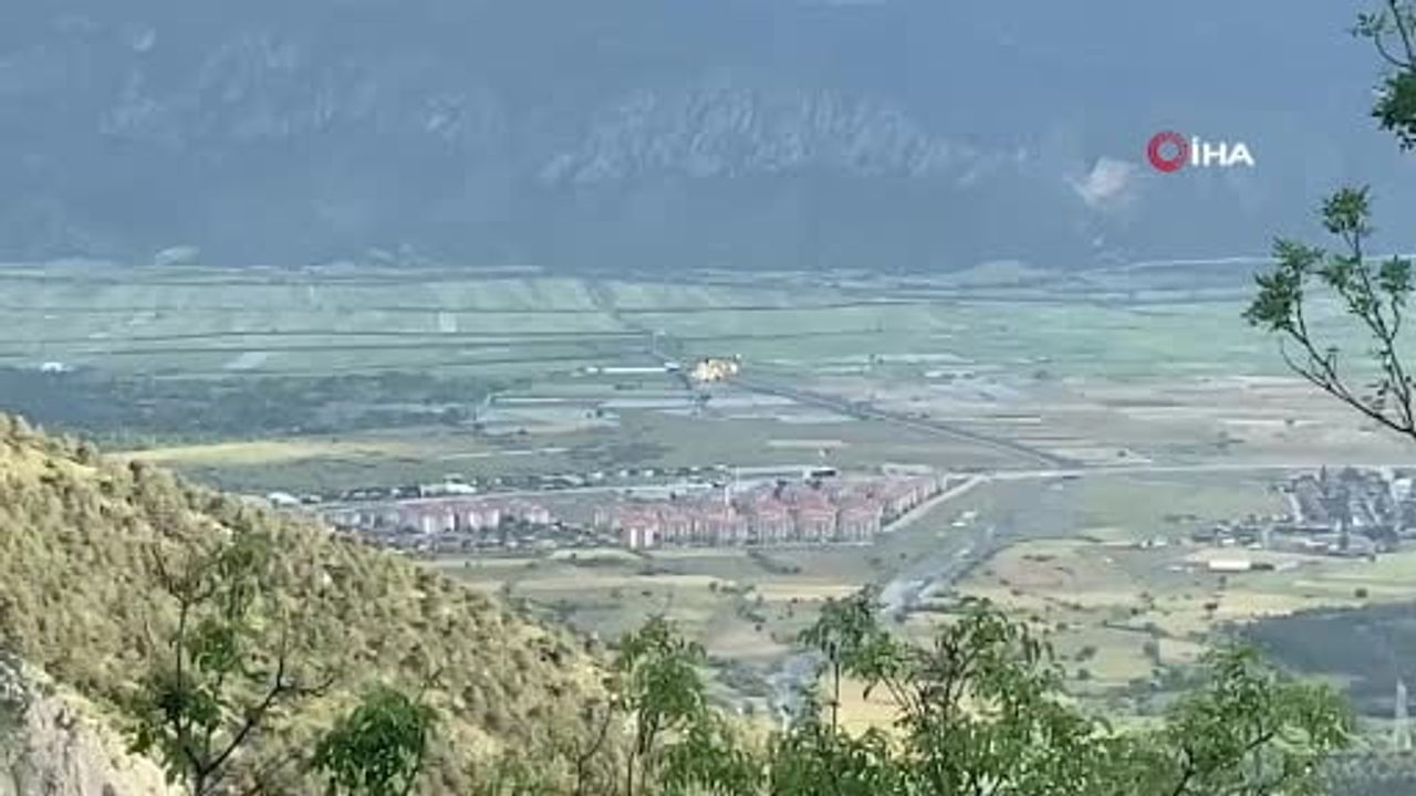 Çorum'da kaybolan dağ yürüyüşçüsü askeri helikopterle kurtarıldı