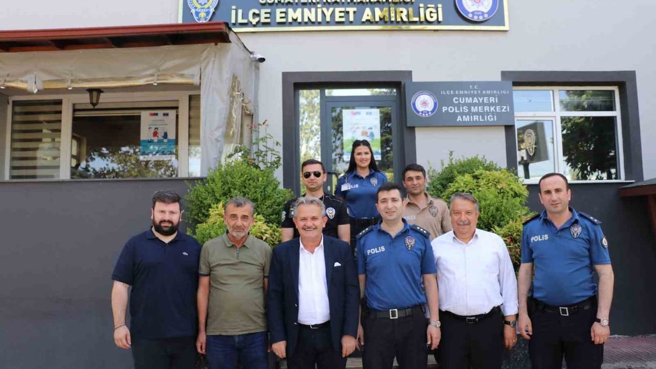 Cumayeri'de kurumlar arası iş birliği görüşmesi