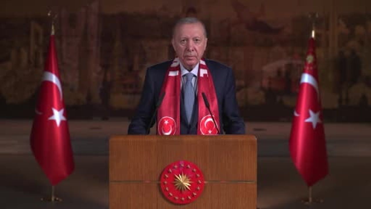 Cumhurbaşkanı Erdoğan'dan A Milli Takım'a destek mesajı